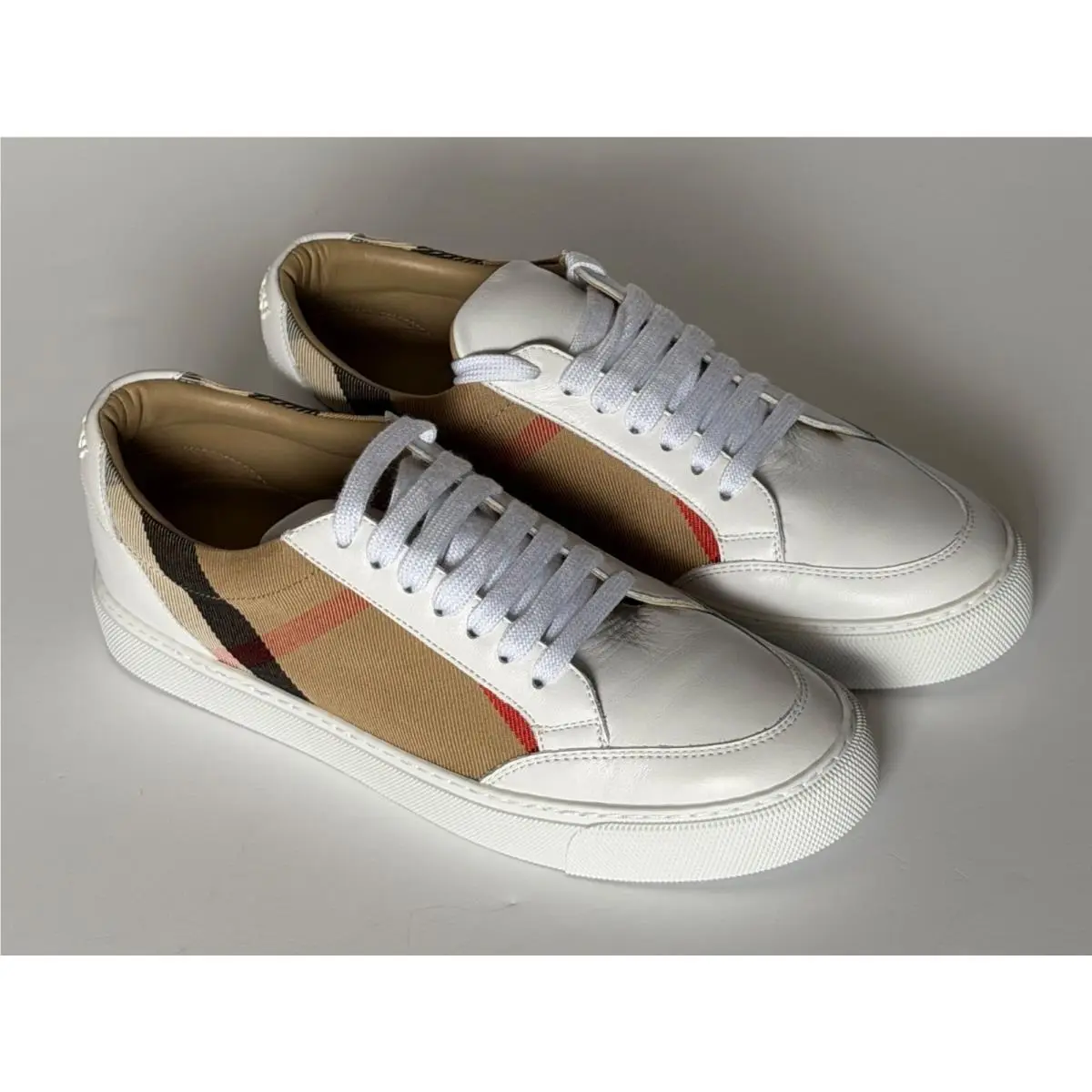 Burberry shoes - Burberry Salmond Check - Salmond Check - White 6