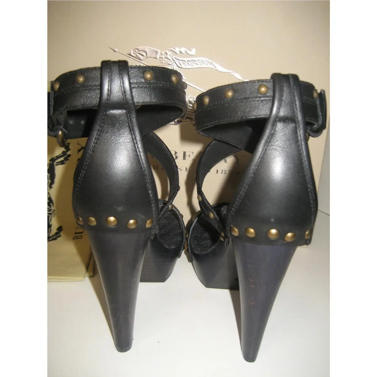 Burberry shoes - Demin Check Jaquard - Demin Check Jaquard - Black, Main: Nude 5