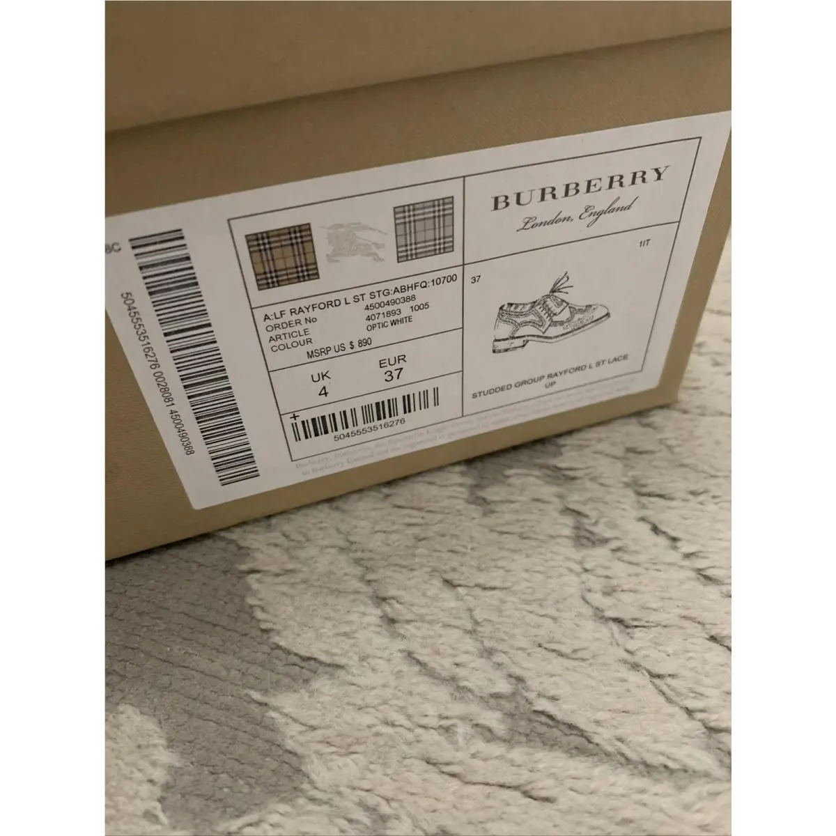 Burberry shoes - Rayford - Rayford - White 8