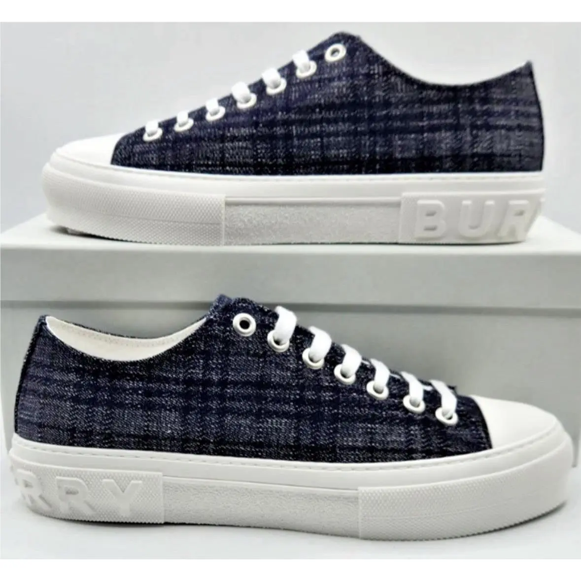 Burberry shoes - Burberry Check - Check - Denim 1