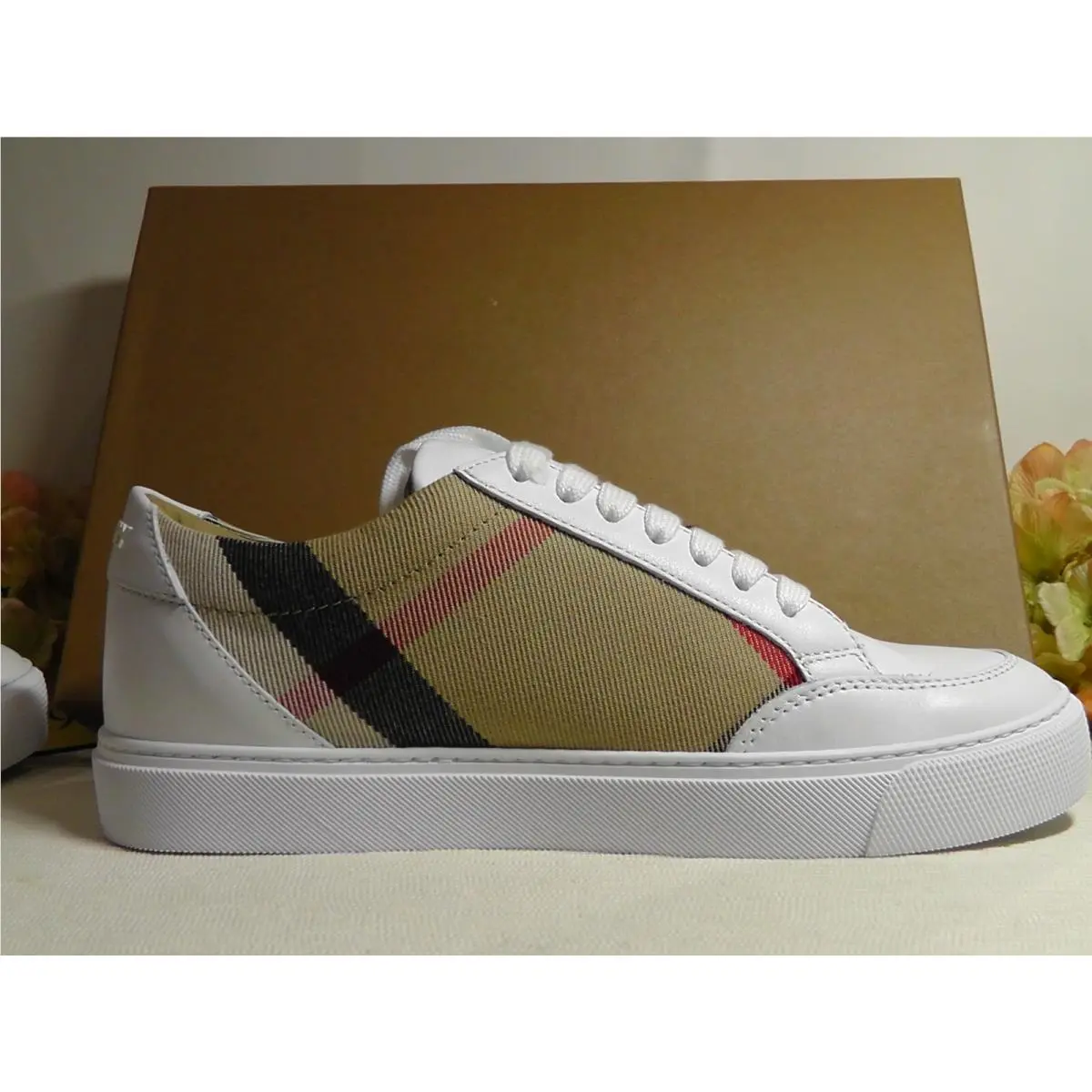 Burberry shoes - Burberry Salmond Check - Salmond Check - White 2