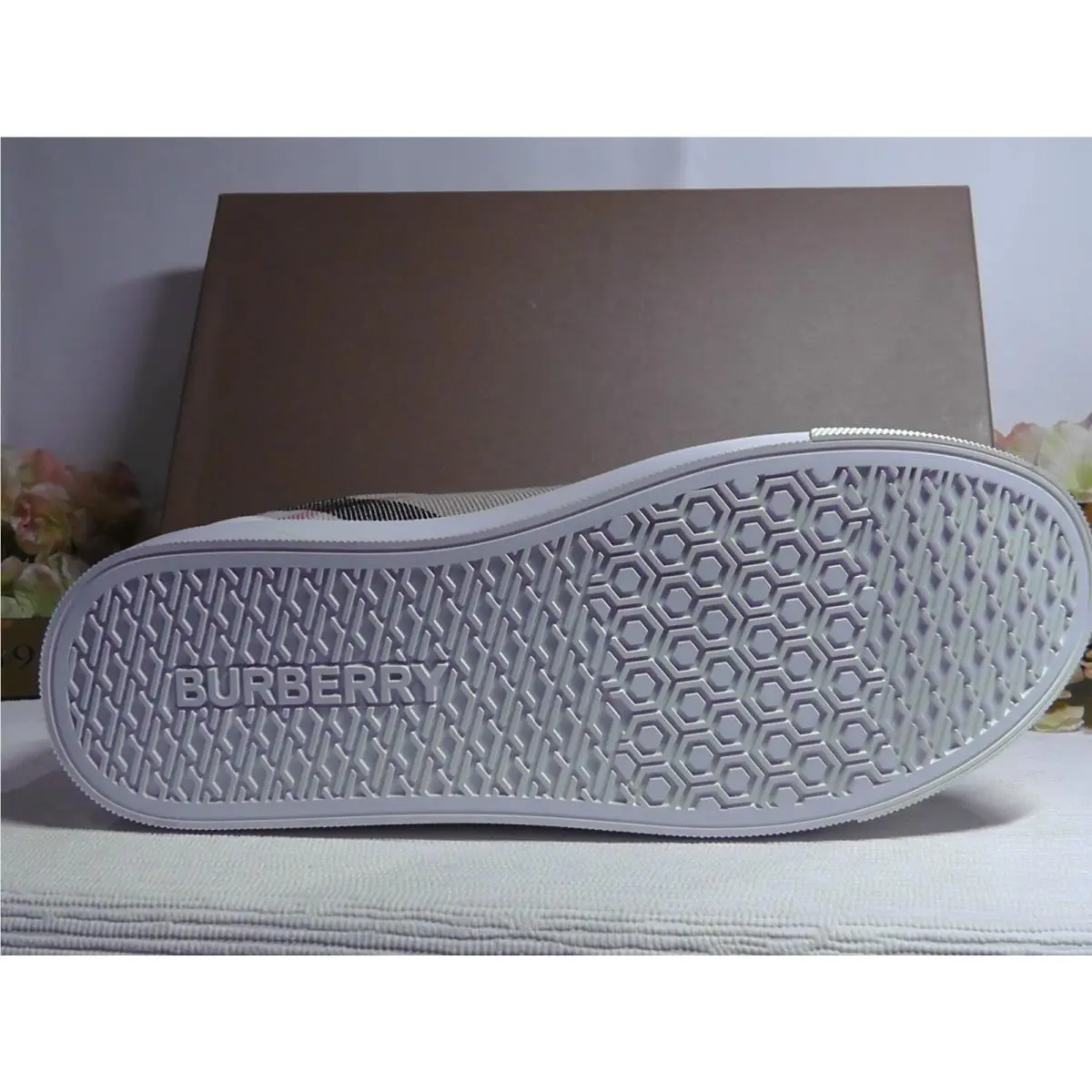 Burberry shoes - Burberry Salmond Check - Salmond Check - White 9