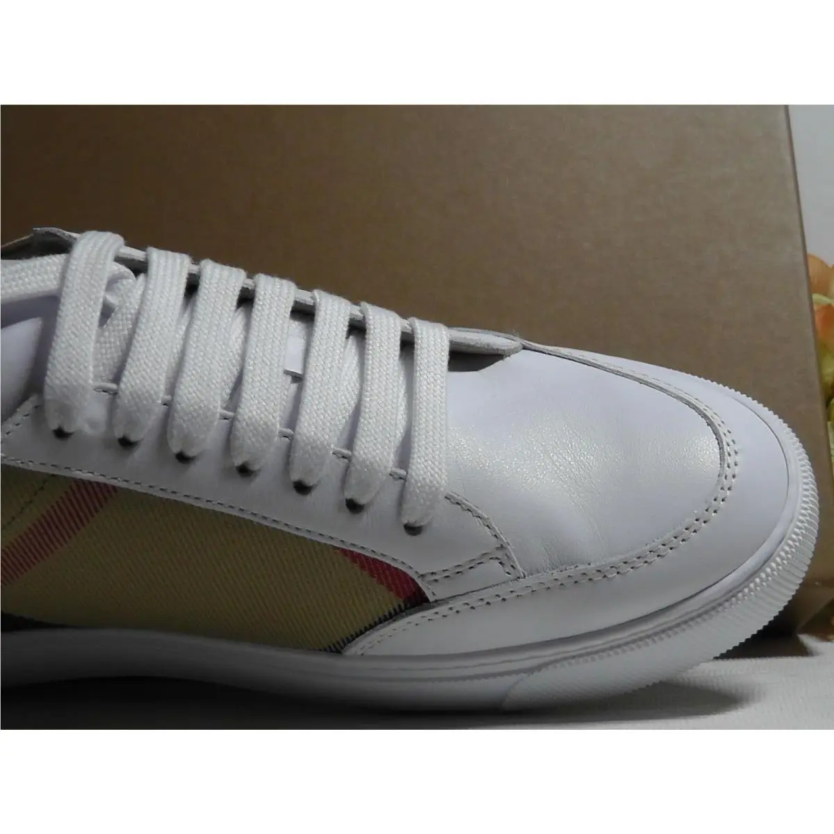 Burberry shoes - Burberry Salmond Check - Salmond Check - White 7