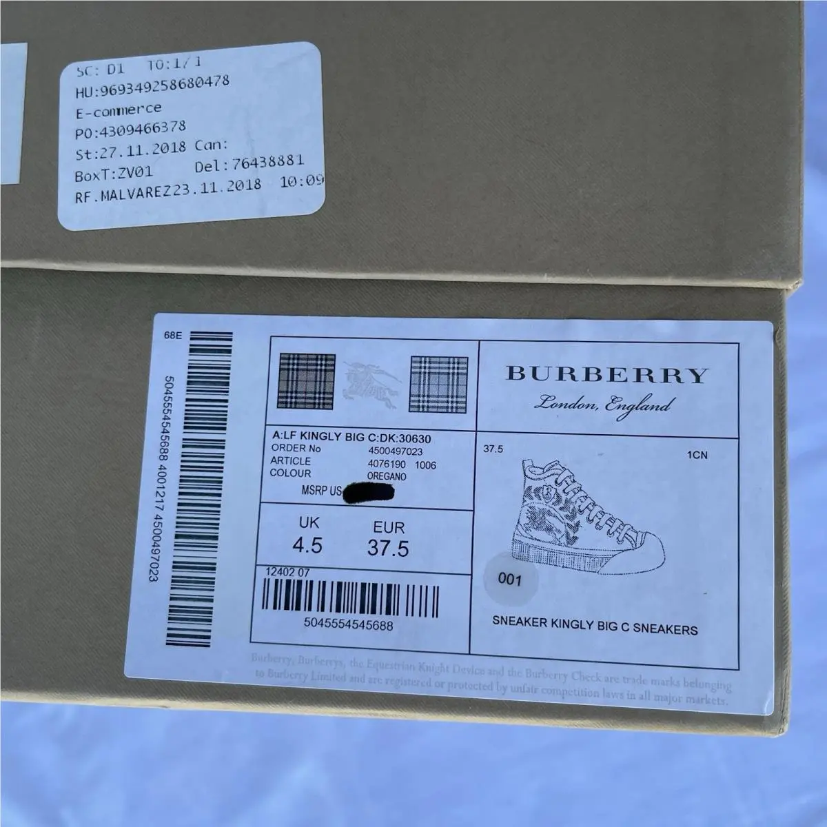 Burberry shoes - Burberry Kingly Big C - Kingly Big - 4076190 1006 - Green 6
