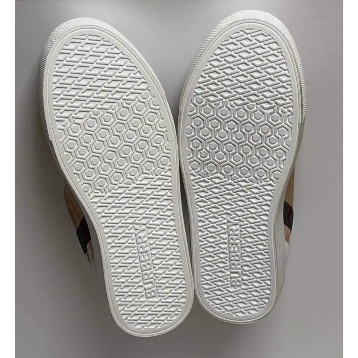 Burberry shoes - Burberry Salmond Check - Salmond Check - White 11