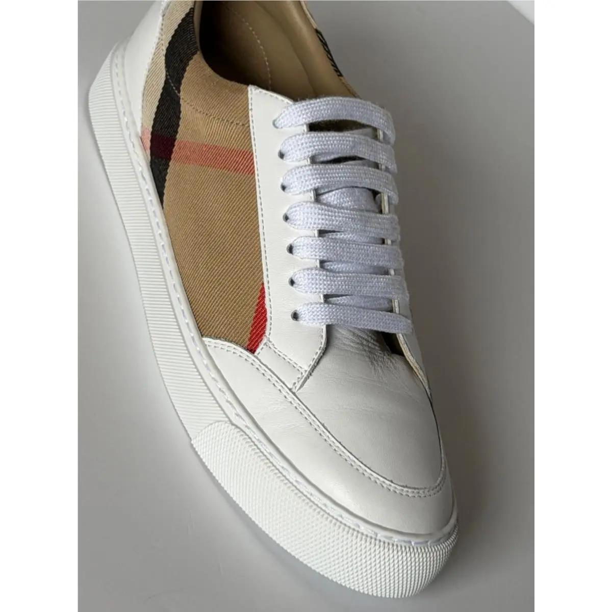Burberry shoes - Burberry Salmond Check - Salmond Check - White 2