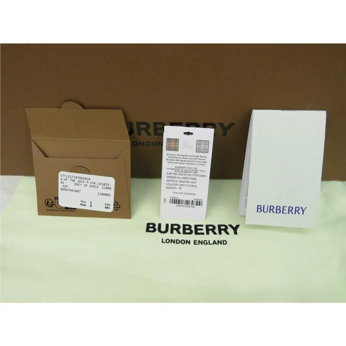 Burberry shoes - JACK - JACK - Gray 10