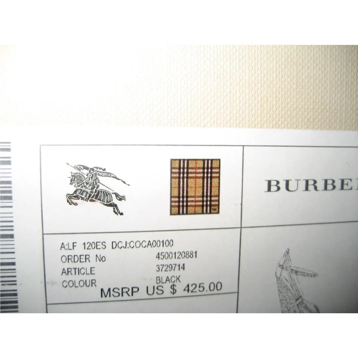 Burberry shoes - Demin Check Jaquard - Demin Check Jaquard - Black, Main: Nude 9