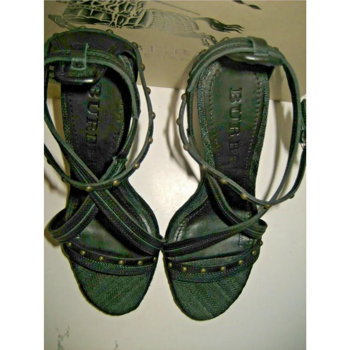 Burberry shoes - Demin Check Jaquard - Demin Check Jaquard - Black, Main: Nude 3