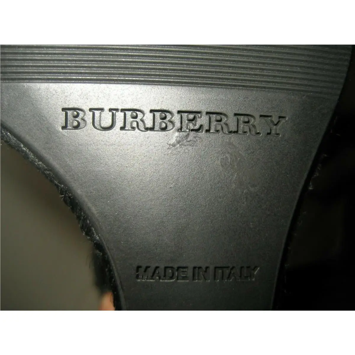 Burberry shoes - Demin Check Jaquard - Demin Check Jaquard - Black, Main: Nude 7