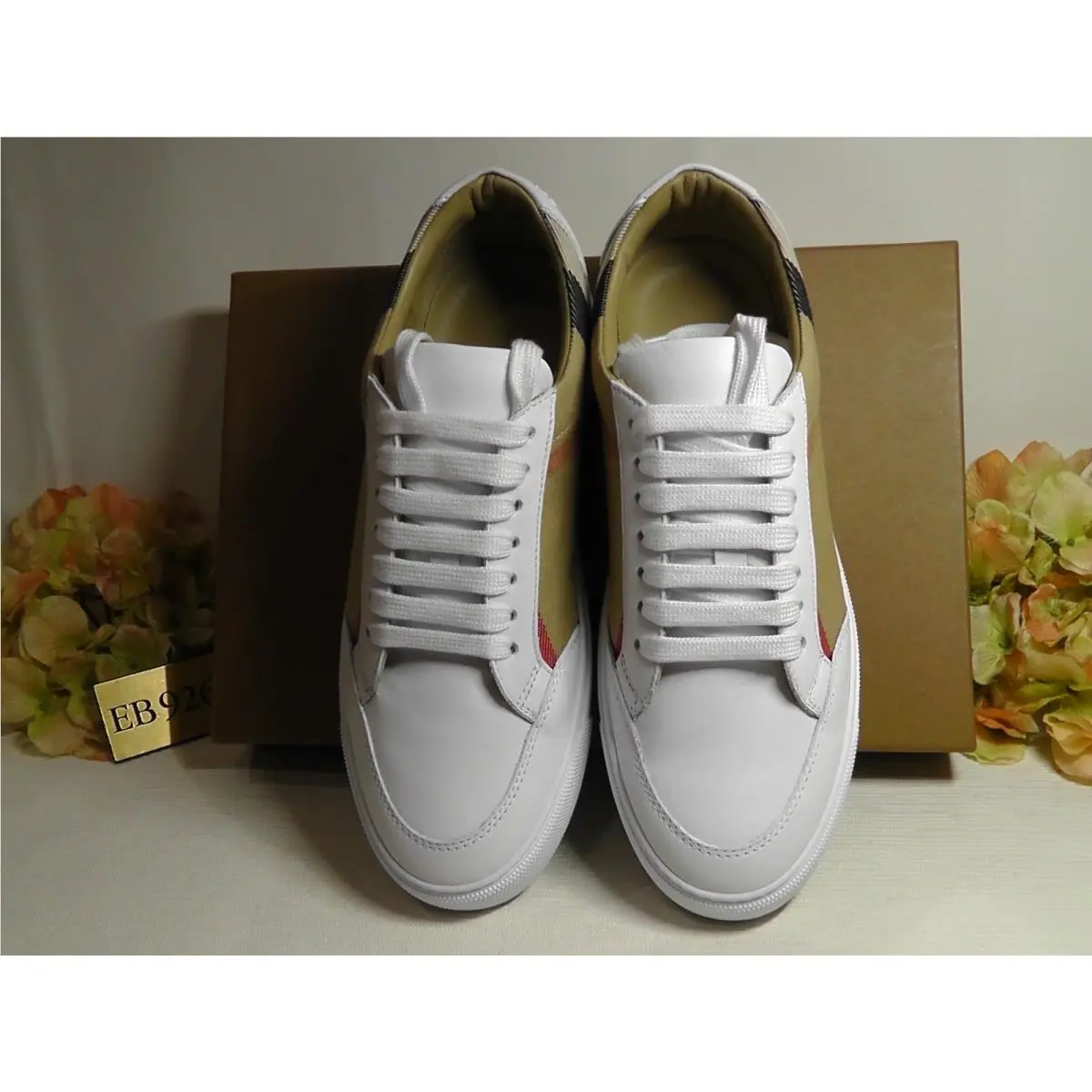 Burberry shoes - Burberry Salmond Check - Salmond Check - White 14