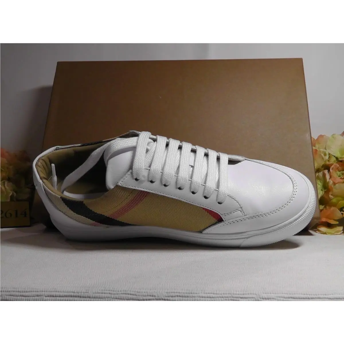 Burberry shoes - Burberry Salmond Check - Salmond Check - White 0
