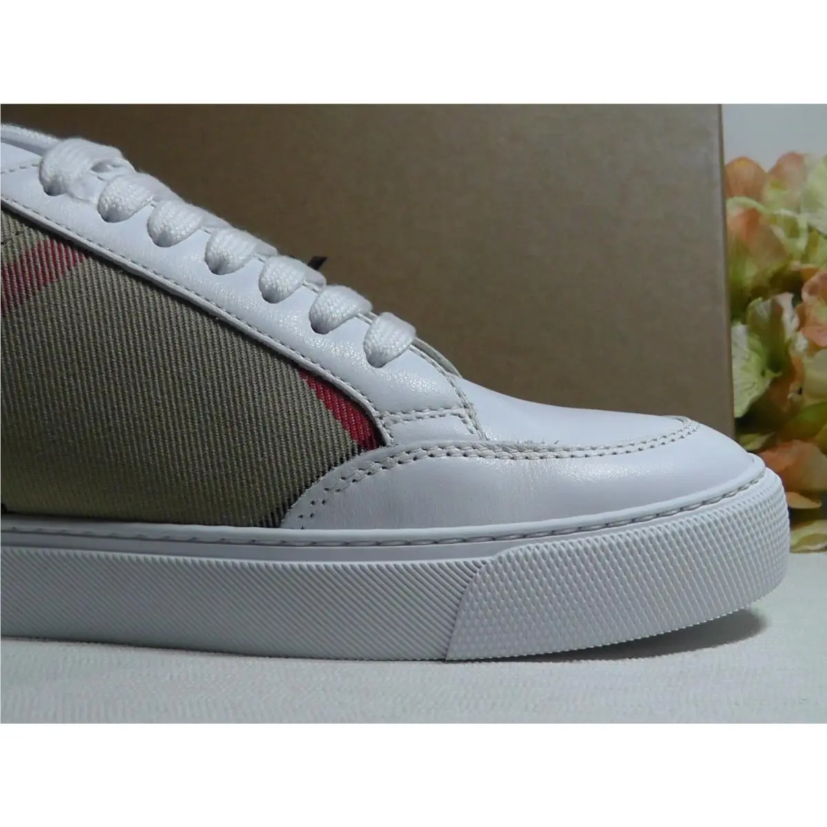 Burberry shoes - Burberry Salmond Check - Salmond Check - White 4