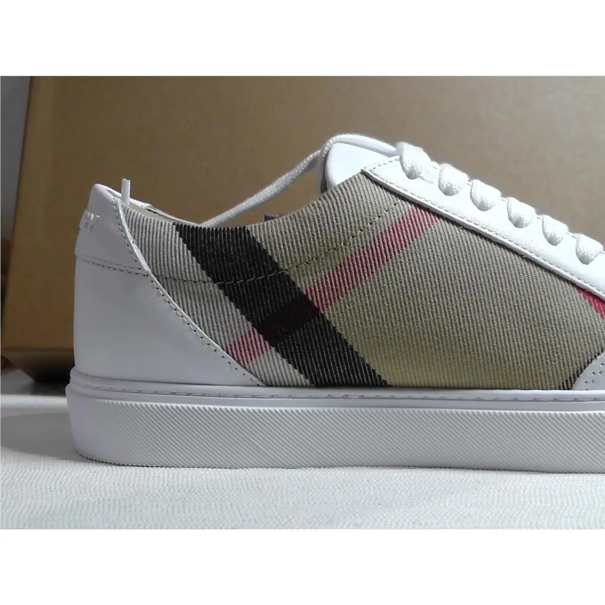 Burberry shoes - Burberry Salmond Check - Salmond Check - White 5