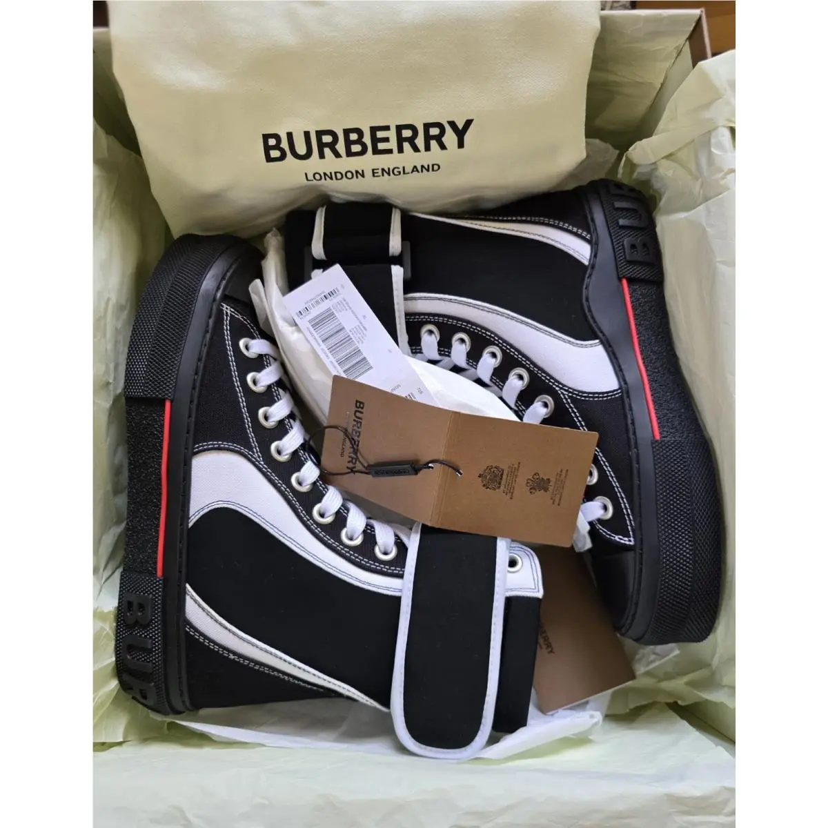 Burberry shoes - Burberry High-Top Sneakers - Sneakers - Black (UPC: 5045627868447) 10