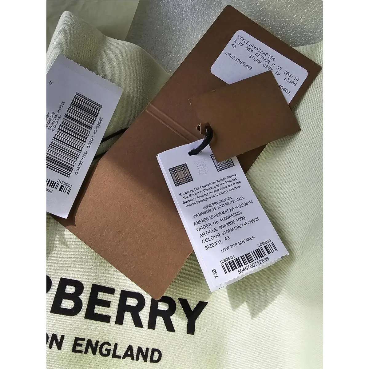 Burberry shoes - Burberry Arthur - Arthur - Gray 12