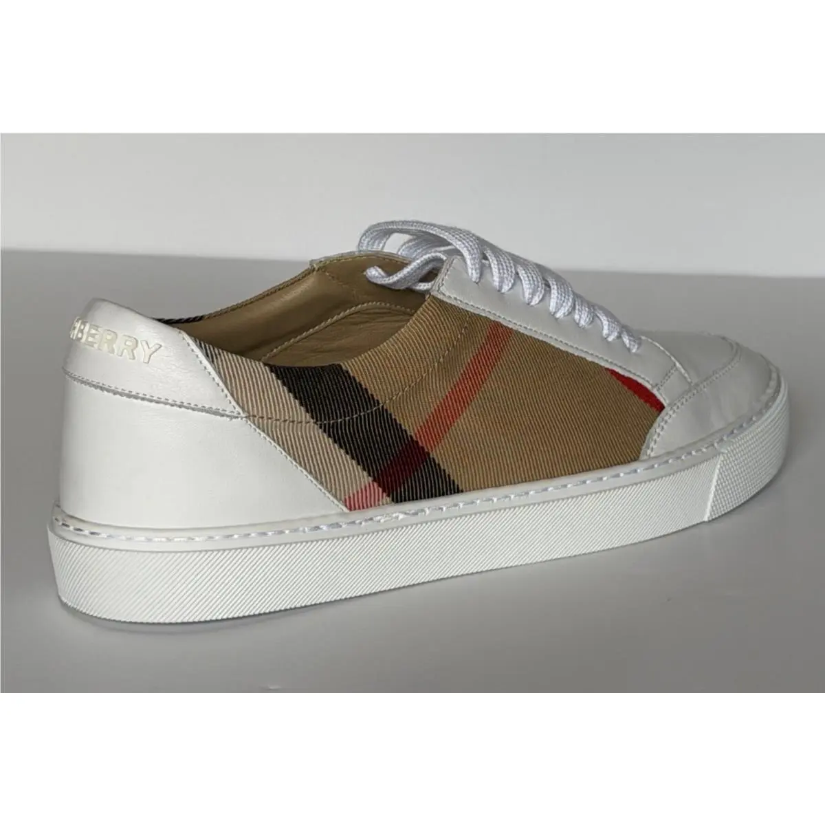 Burberry shoes - Burberry Salmond Check - Salmond Check - White 3