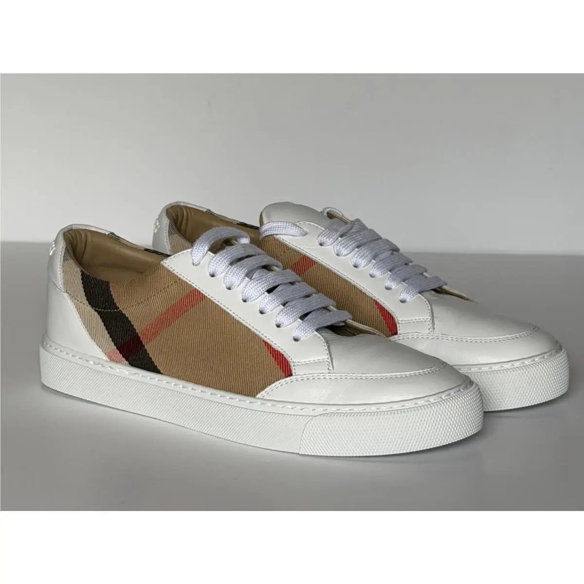 Burberry shoes - Burberry Salmond Check - Salmond Check - White 5