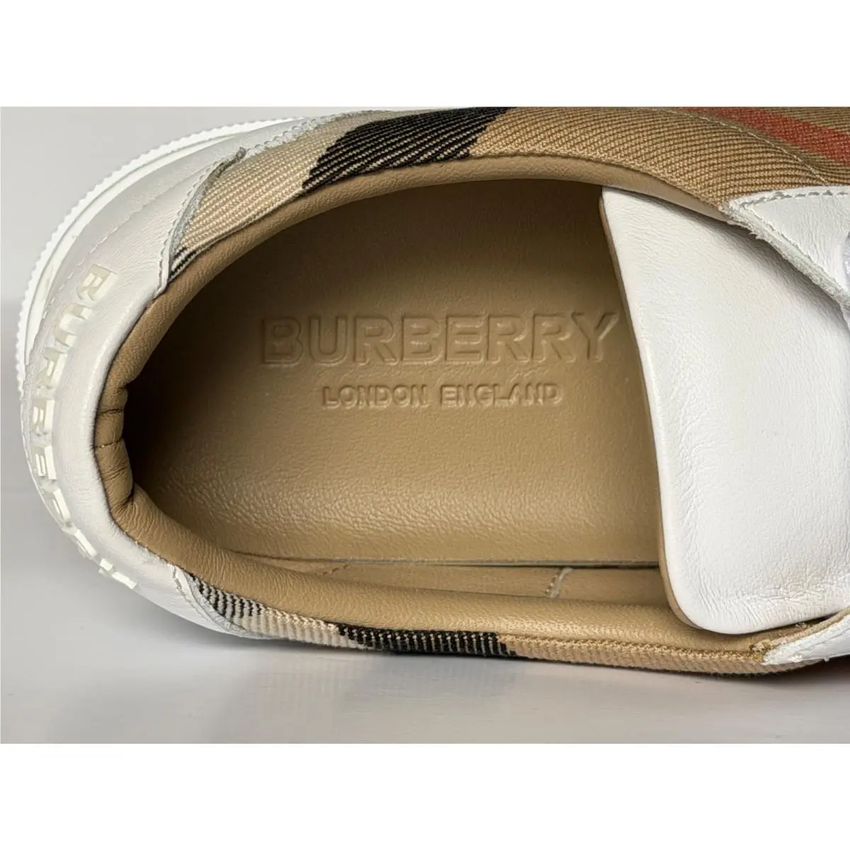 Burberry shoes - Burberry Salmond Check - Salmond Check - White 7