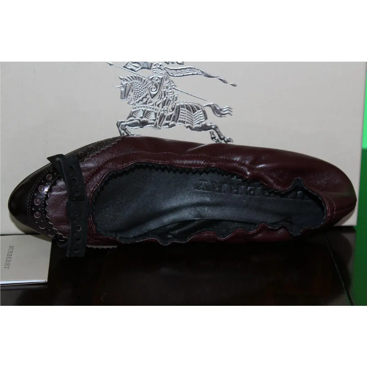 Burberry shoes - black/red 3