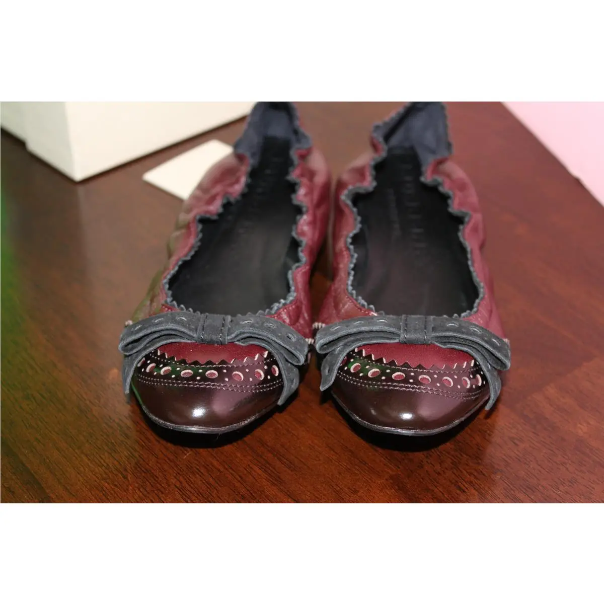 Burberry shoes - black/red 4