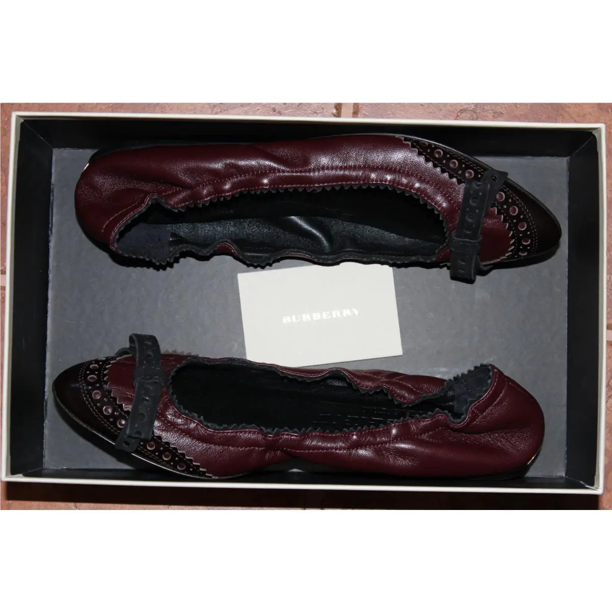Burberry shoes - black/red 5