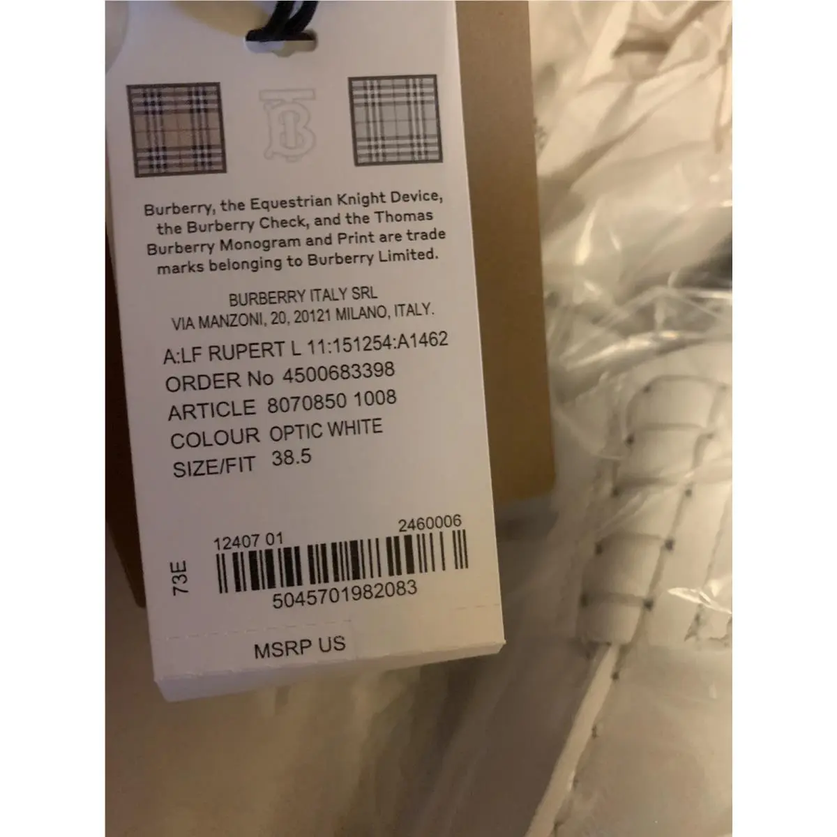 Burberry shoes - Burberry Rupert - Rupert - White 6