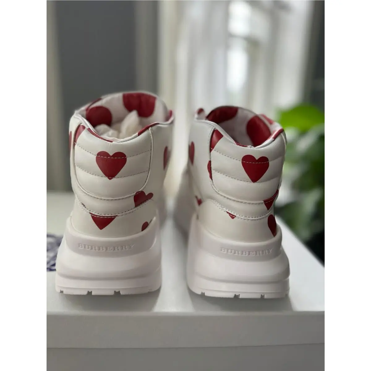Burberry shoes - BURBERRY REGIS - REGIS - HEARTS - White 8