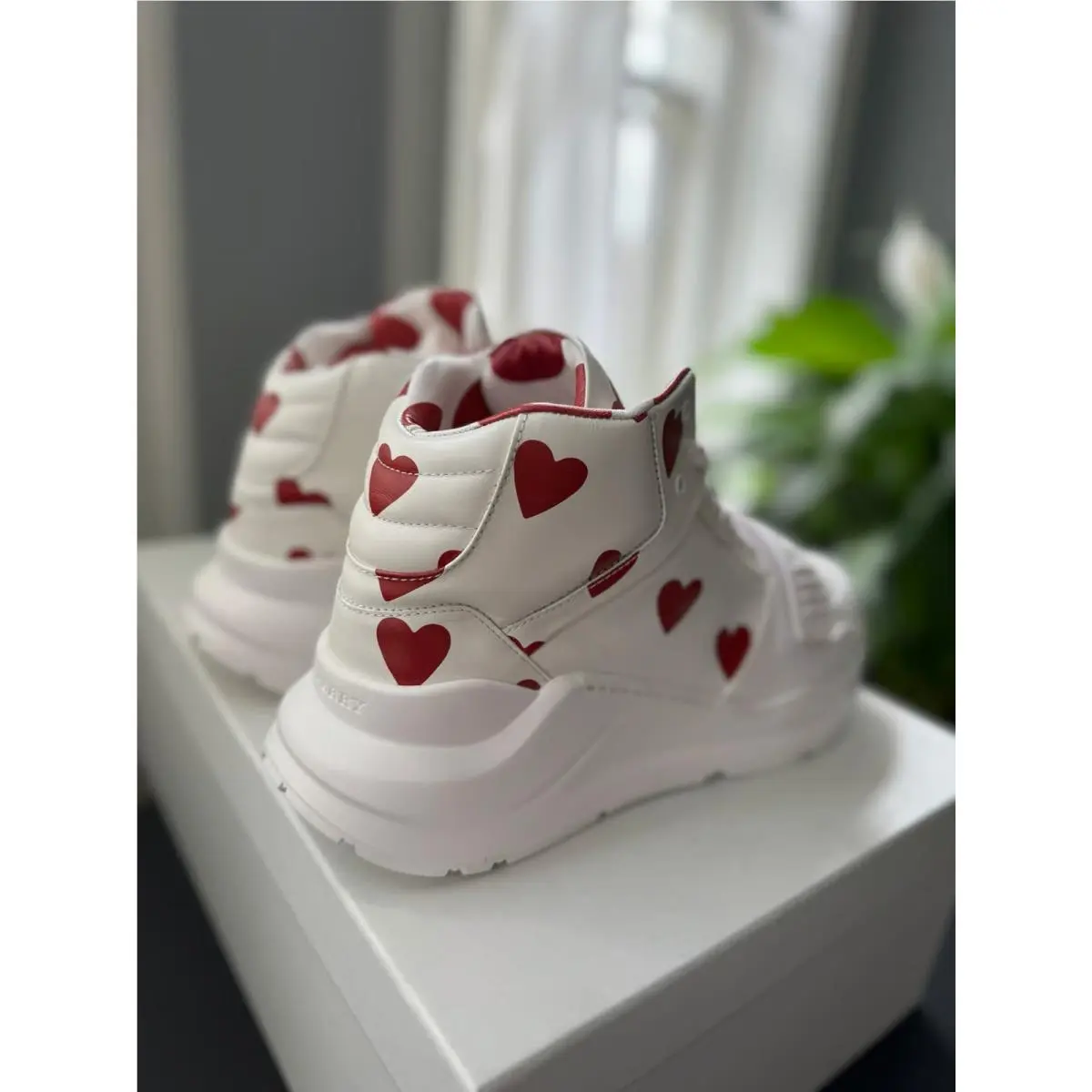Burberry shoes - BURBERRY REGIS - REGIS - HEARTS - White 4