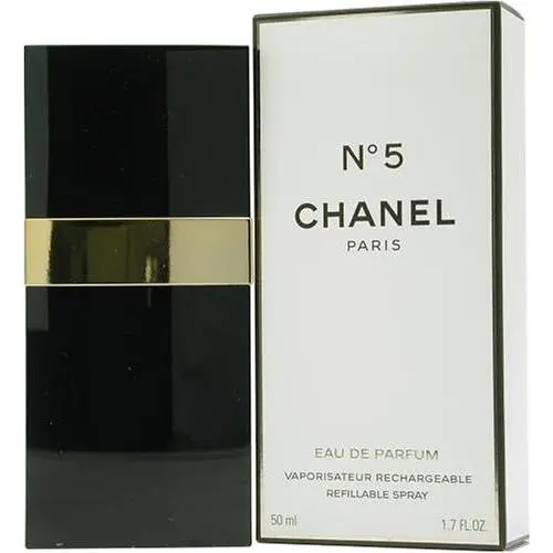 N°5 Eau De Parfum Spray 50ml Refillable Women`s Fragrance by Chanel