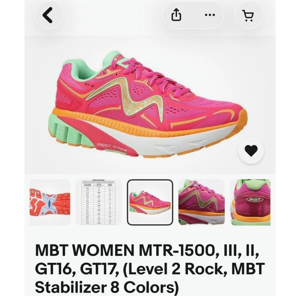 MBT shoes - GT 17 W - Pink 1