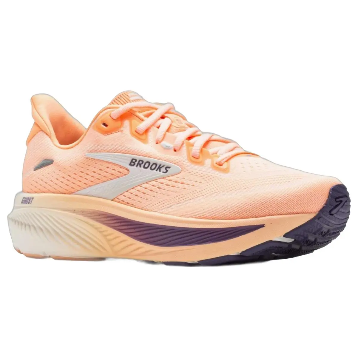 Brooks shoes - Brooks Ghost 18 - Ghost - 1204821B857 - Peach/Grape/Coconut 3