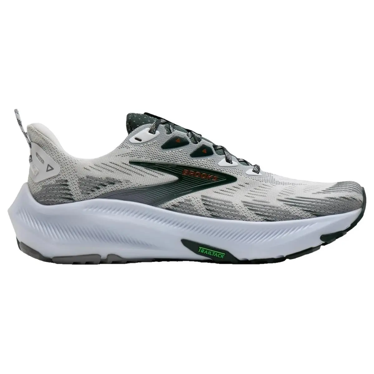 Brooks shoes - Brooks Ghost - Ghost - 1104751D186 - White/Grey/Green 4