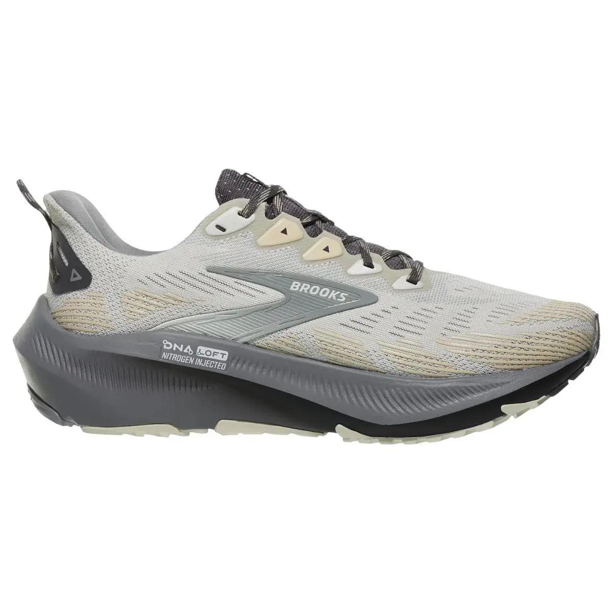 Brooks shoes - Brooks Ghost - Ghost - 1104751D015 - Gray/Bleached Sand 7