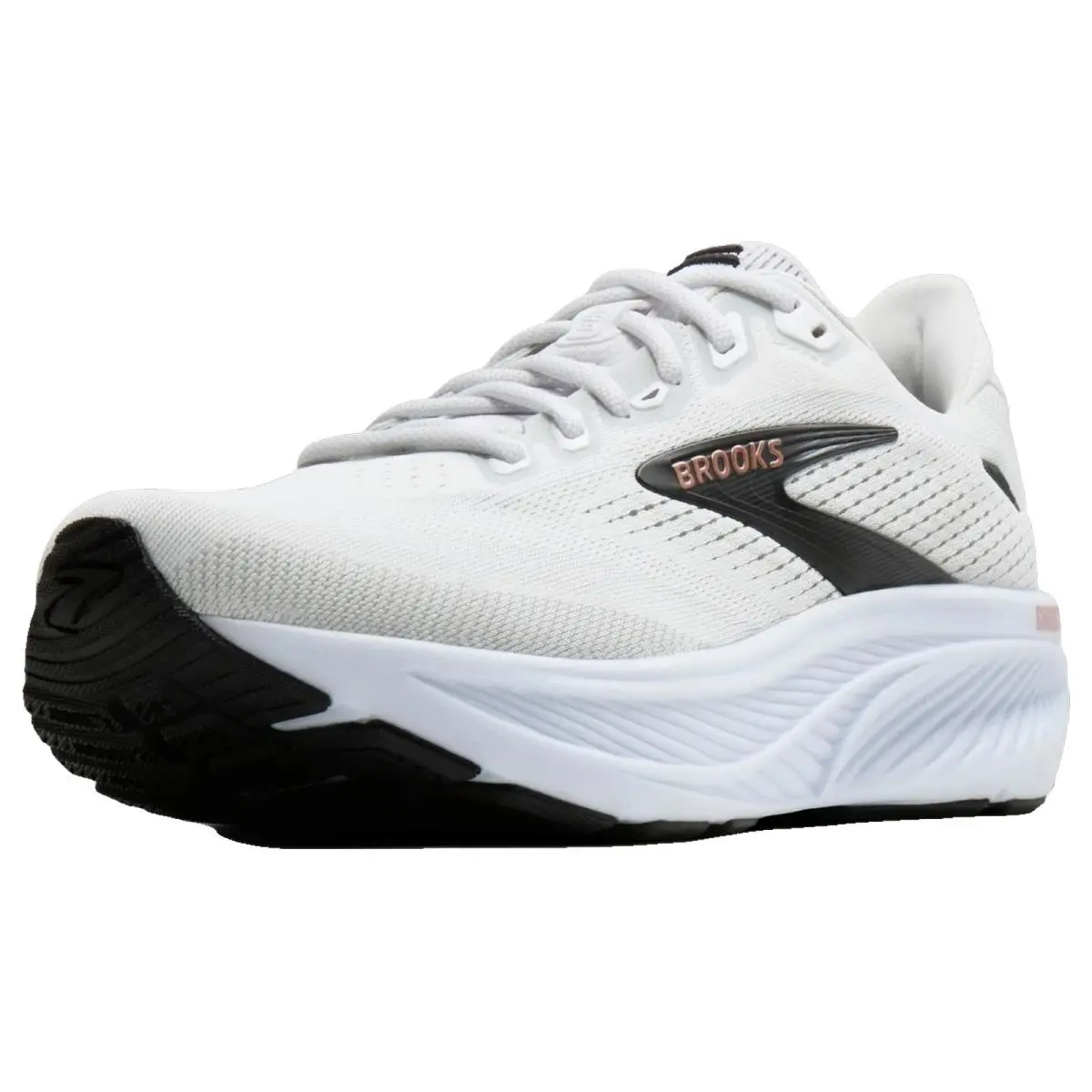 Brooks shoes - Brooks Ghost 18 Wide - Ghost Wide - 1204821B105 - White/Black/RoseGold 13