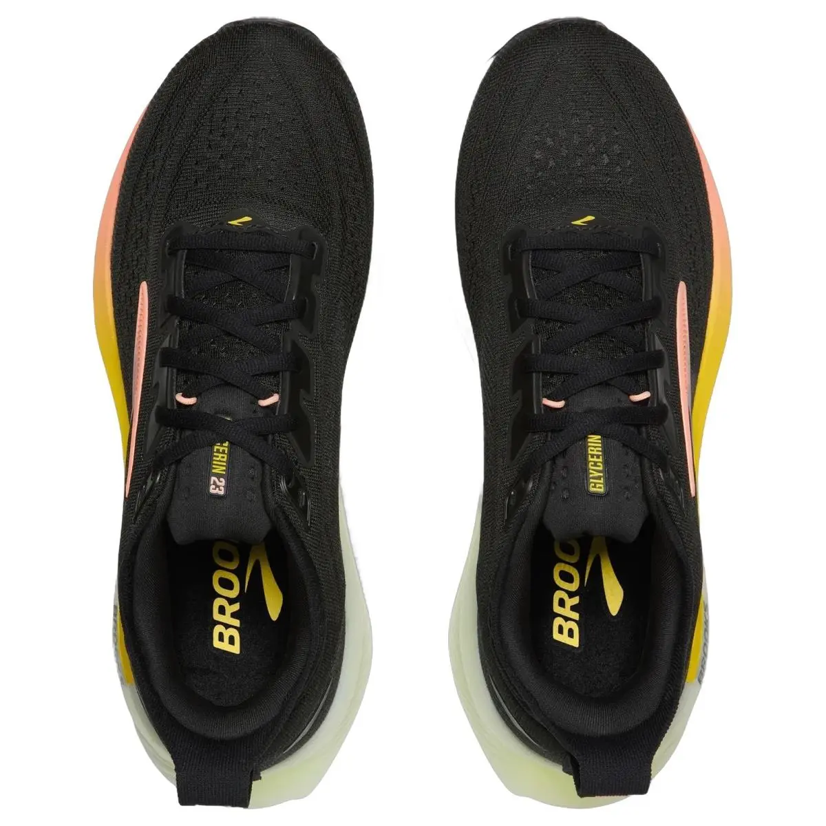 Brooks shoes - Brooks Glycerin 23 - Glycerin - 1204651B072 - Black/Peach/Nightlife 0