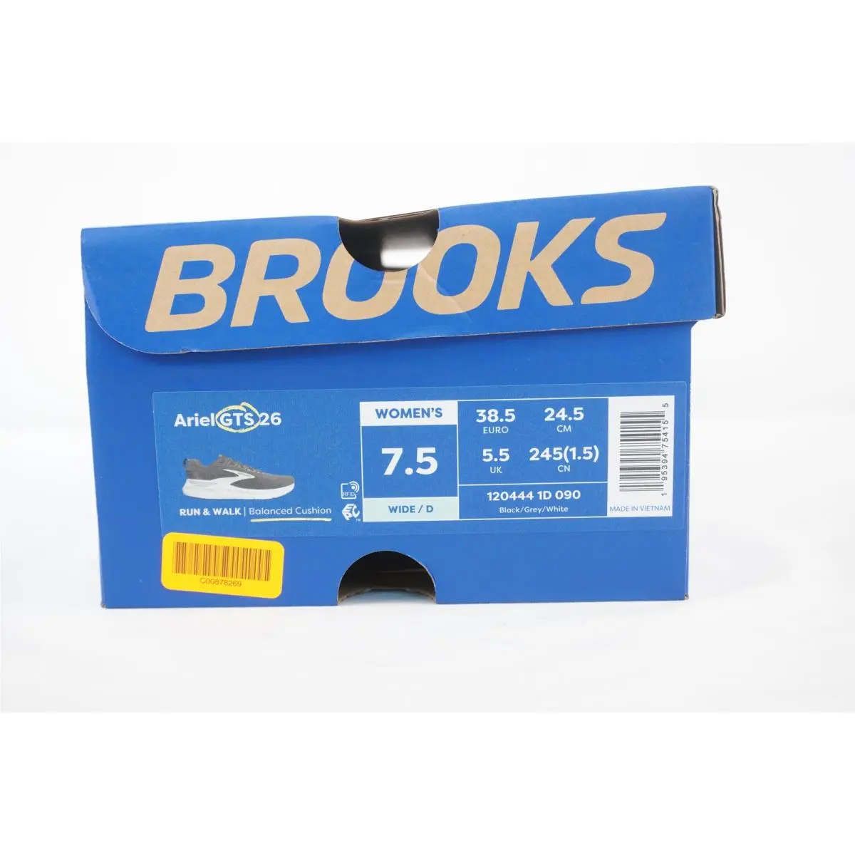Brooks shoes - 1204441D090 - 1204441D090 - Black (UPC: 195394754155) 7