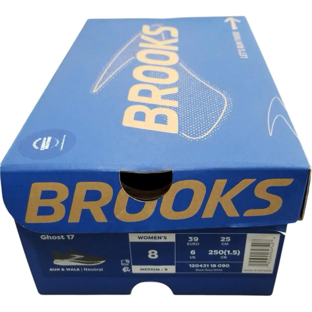 Brooks shoes - Brooks Ghost 17 - Ghost - 120431-1B-090 - Black (UPC: 195394627428) 7
