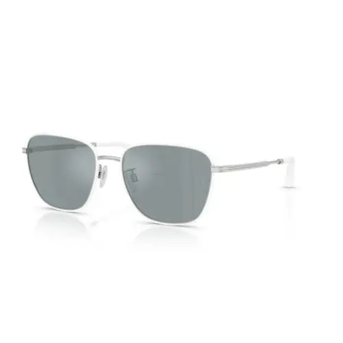 Women`s R-18 57mm White Silver Sunglasses OV1378S-50366G-57 by Oliver Peoples