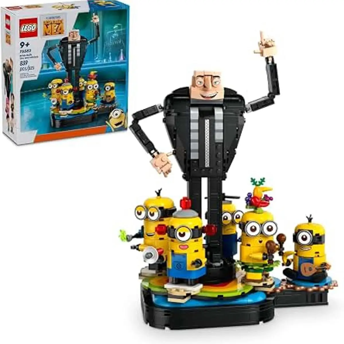 Lego Despicable Me Brick-built Gru and Minions 75582