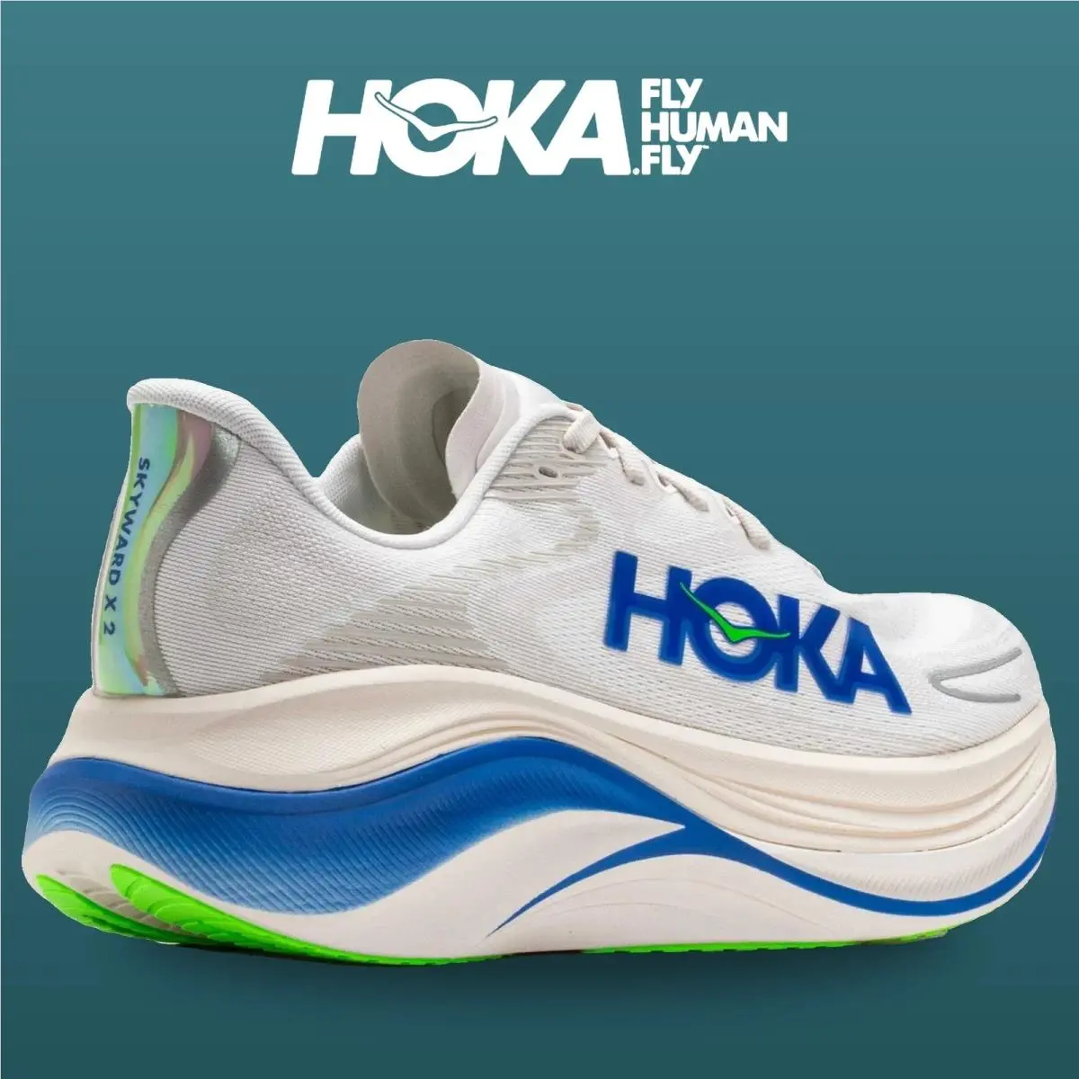 Hoka shoes - Skyward X 2 - Skyward - 1171925-GCTB - Grout/Cobalt 4