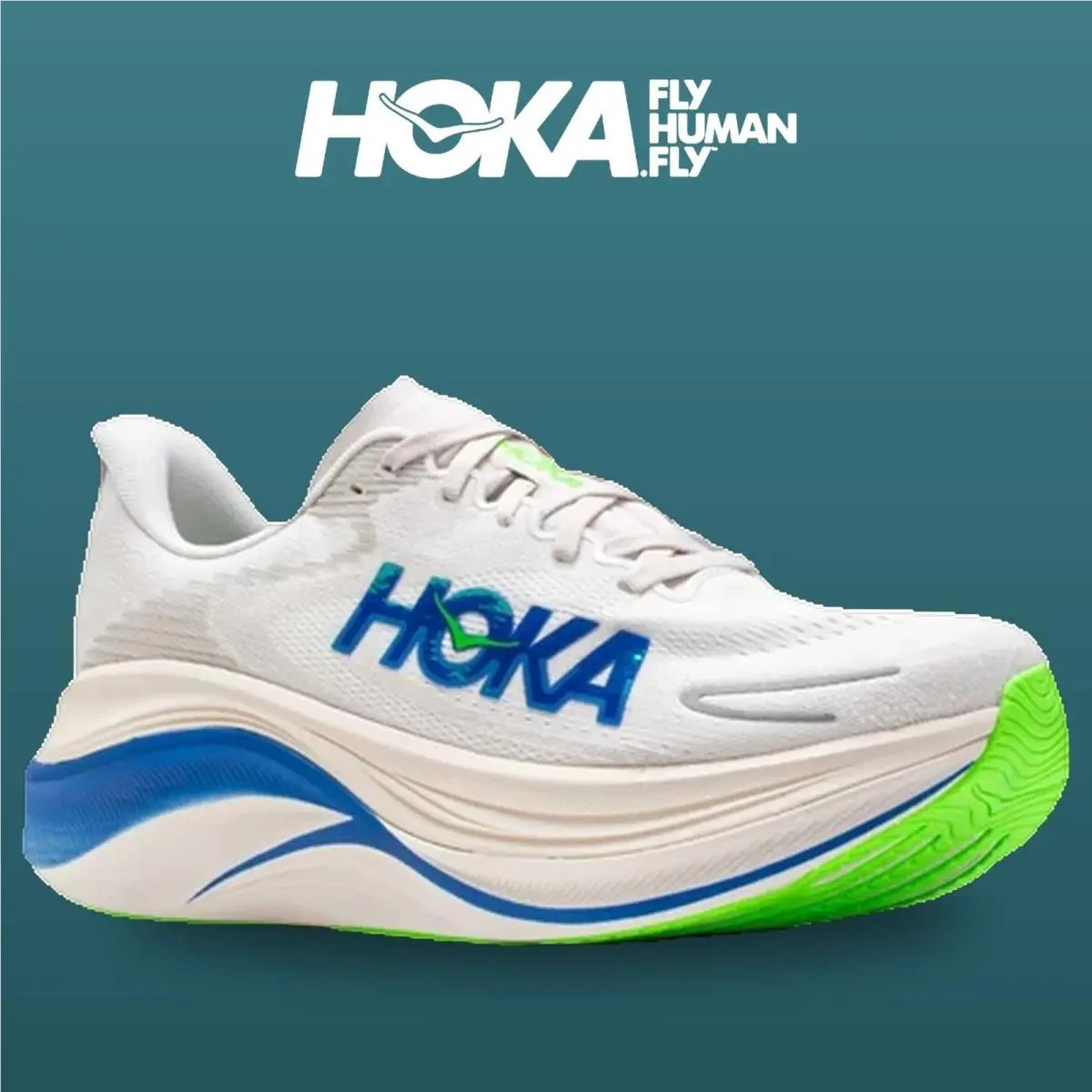 Hoka shoes - Skyward X 2 - Skyward - 1171925-GCTB - Grout/Cobalt 10