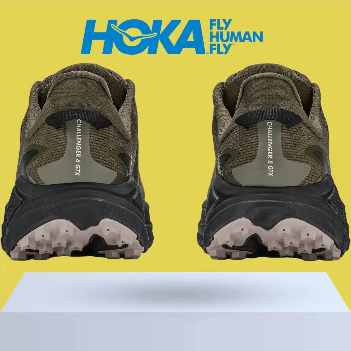 Hoka shoes - Hoka One One Challenger 8 GTX - Antique Olive/Black 1