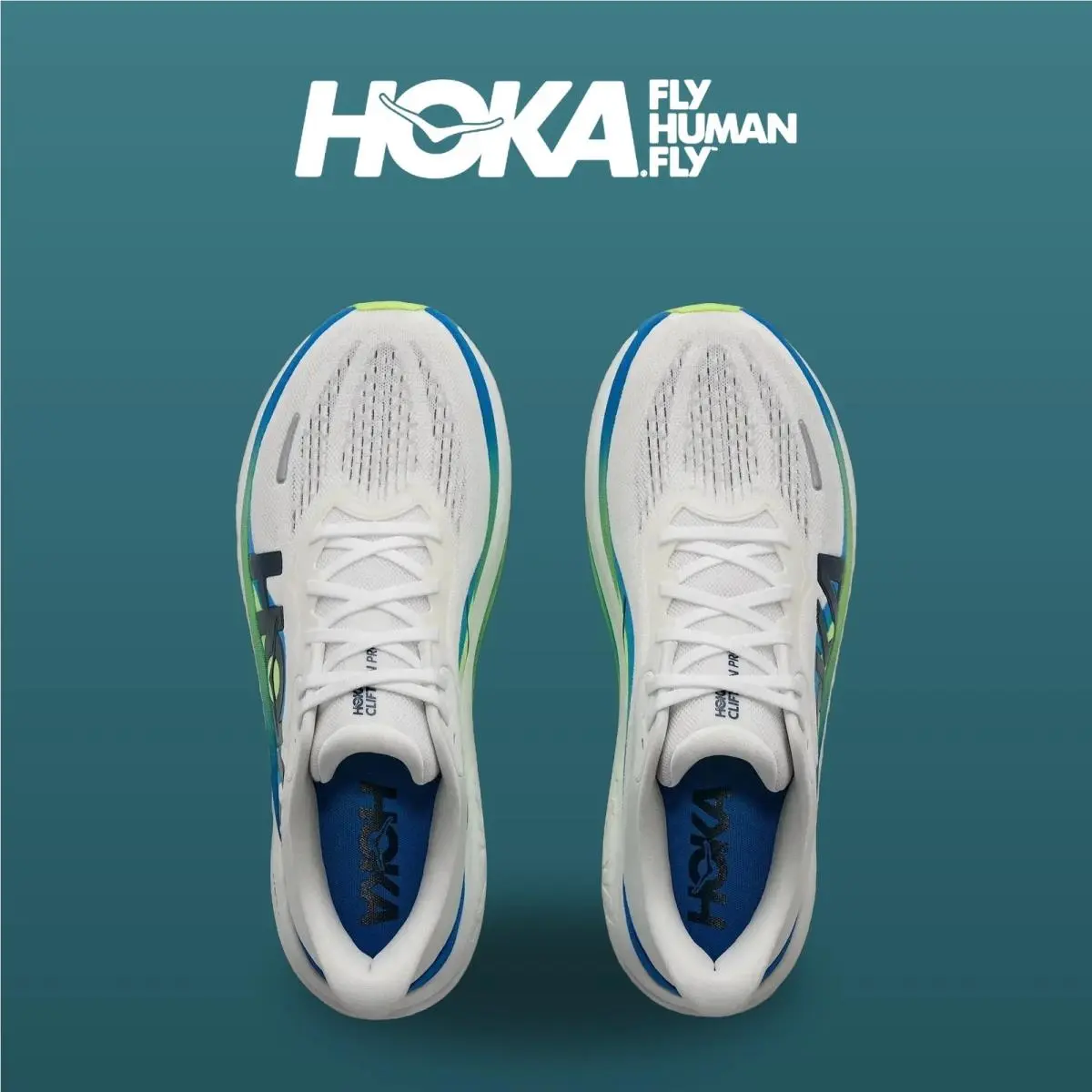 Hoka shoes - HOKA Clifton Pro Wide - Clifton Pro Wide - 1176510-FSTV - Frost/Virtual Blue 10