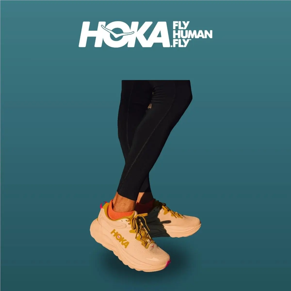 Hoka shoes - Gaviota 6 - Gaviota - 1171933-BHY - Birch/Yellow Gold 0