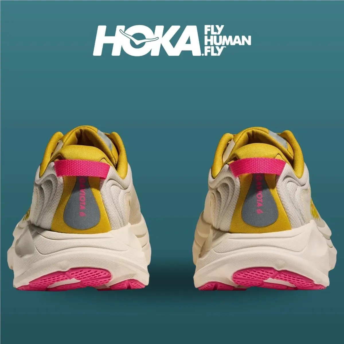 Hoka shoes - Gaviota 6 - Gaviota - 1171933-BHY - Birch/Yellow Gold 7