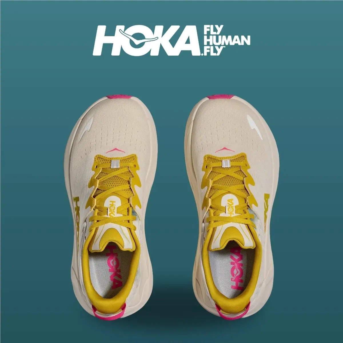 Hoka shoes - Gaviota 6 - Gaviota - 1171933-BHY - Birch/Yellow Gold 13