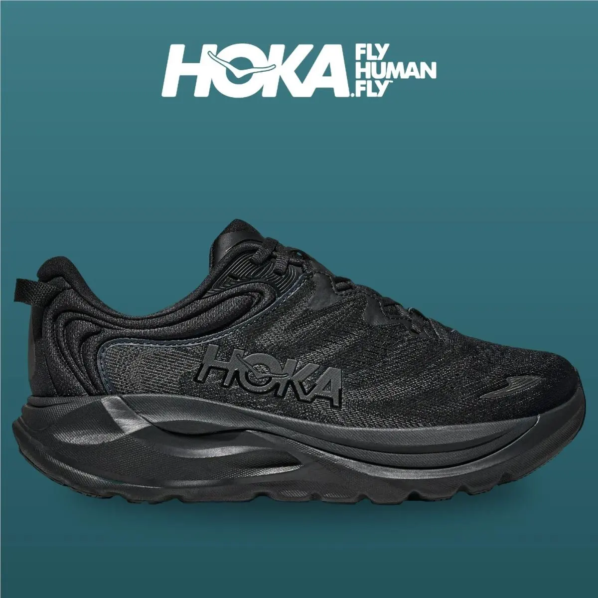 Hoka shoes - HOKA Gaviota 6 Wide - Gaviota Wide - 1171933-BBLC - Black 8