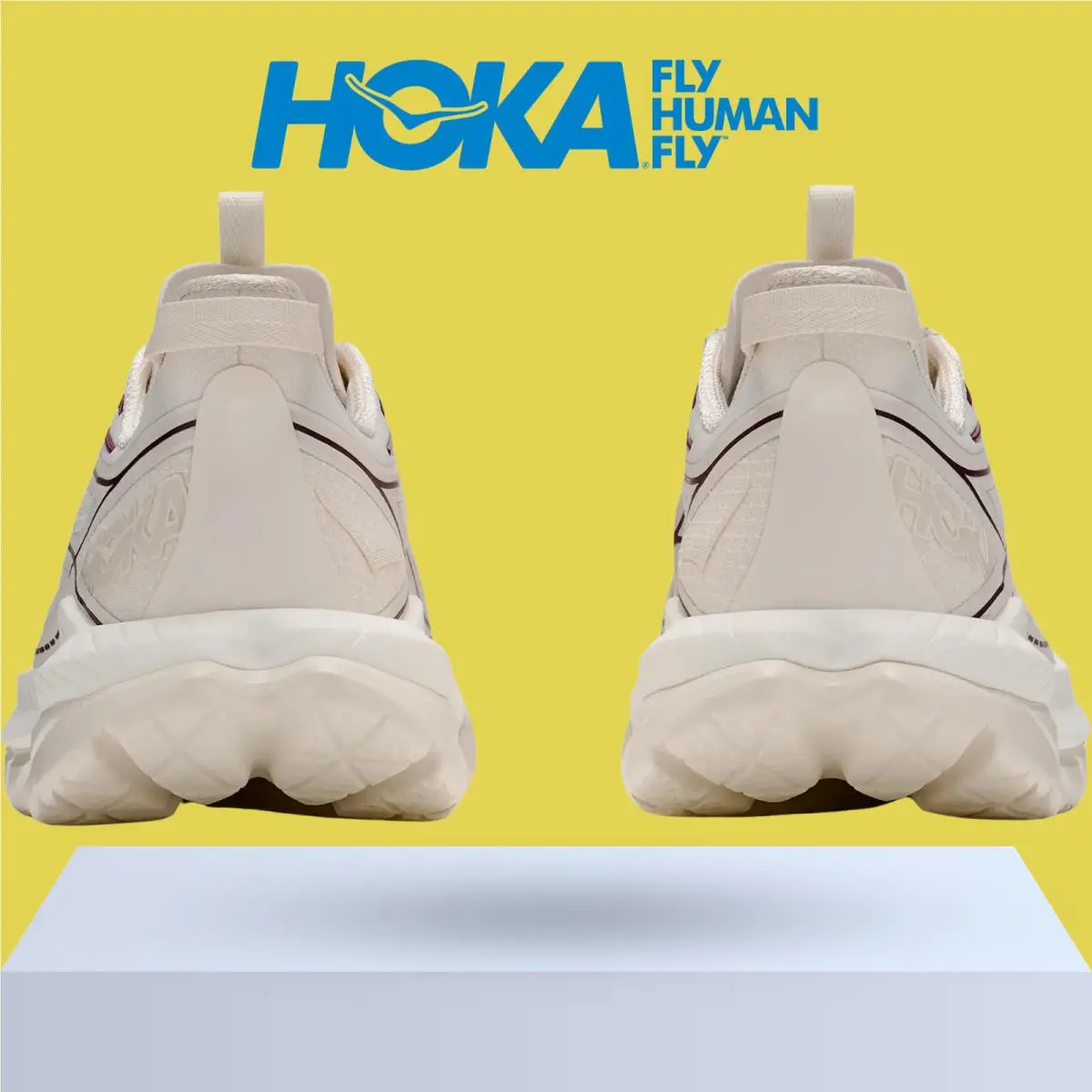Hoka shoes - Hoka One One Mach Remastered - Alabaster/Cherry Syrup 1