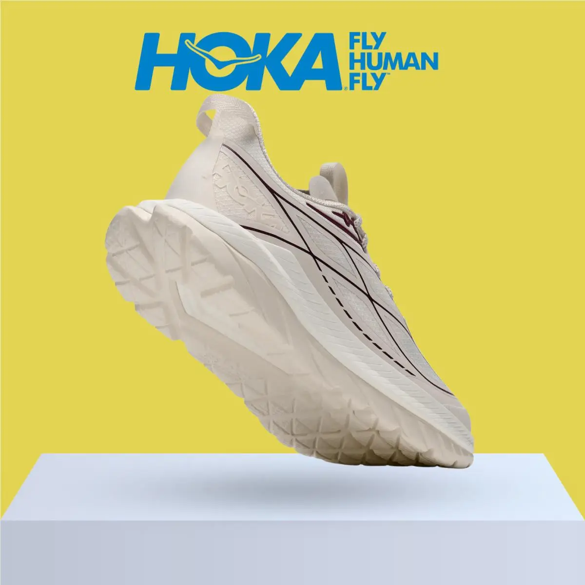Hoka shoes - Hoka One One Mach Remastered - Alabaster/Cherry Syrup 8